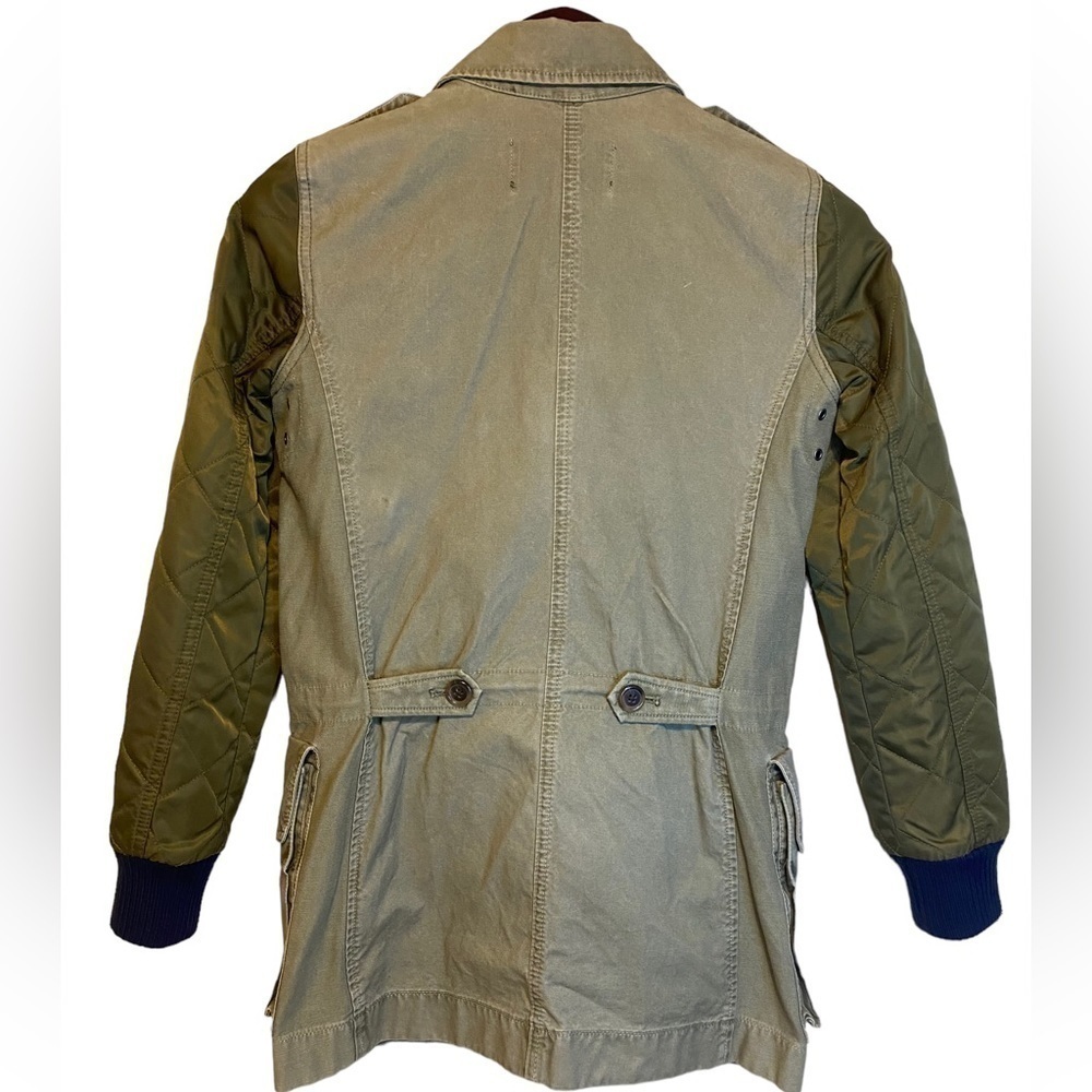 J Crew Green Washed & Aged Utility Jacket Women’s size XXS - Picture 2 of 11